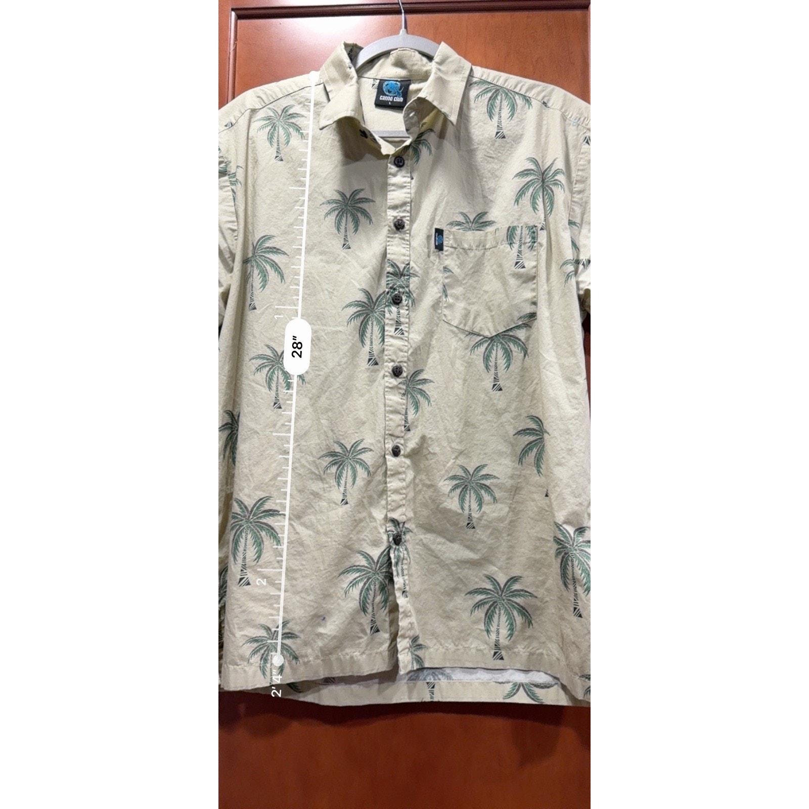 Canoe Club Tropical Fiji Button Down Men’s L — image 5 of 6